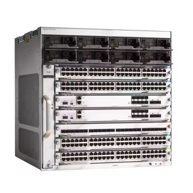 In Stock 9T Switch Capacity 384 Ports C9407R Modular Chassis Data Center Core Network LACP QoS SNMP Stackable Core Switch