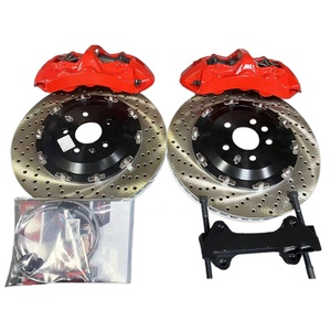 Kit di Aggiornamento per Impianto Frenante Maggiorato, <span class=keywords><strong>Dischi</strong></span> Freno Forati e Scanalati per Auto Sportive - Product Image 2