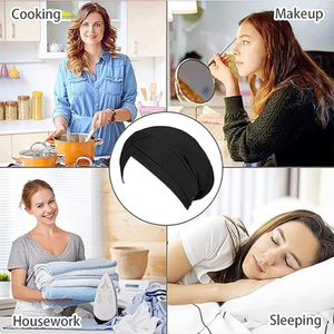 QINGYAN Prix de Gros <span class=keywords><strong>Bonnet</strong></span> Turban pour Femme, Chapeau Foulard Quotidien et d'Extérieur, Bonnets Musulmans - Product Image 4