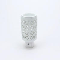 Réchauffeur de parfum de diffuseur de veilleuse électrique en céramique d'harmonie élégante enfichable pour le réchauffeur parfumé enfichable de cire d'huile aromatique