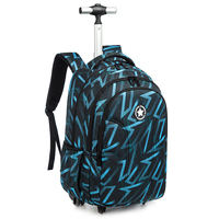Ensemble de sacs d'école pour enfants Jasminestar, sac d'école professionnel à roulettes, 18 pouces, 3 sacs d'école à roulettes avec roues