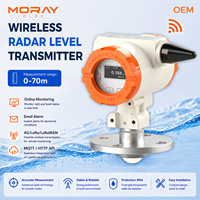 Capteur de niveau d'eau sans fil Moray ME6001R NB-IoT 4G avec écran OLED, alimenté par batterie, IP66, haute précision, transmetteur de niveau radar