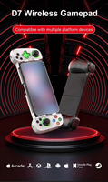 Manette de jeu sans fil rétractable Southwind BSp-D3 D7 à six axes avec détection de mouvement pour Android/iOS/PC/Switch Pro/