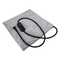 Coussin chauffant électrique thermique imperméable pour animaux de compagnie, tapis chauffant anti-morsure à température réglable pour l'hiver, pour chien et chat