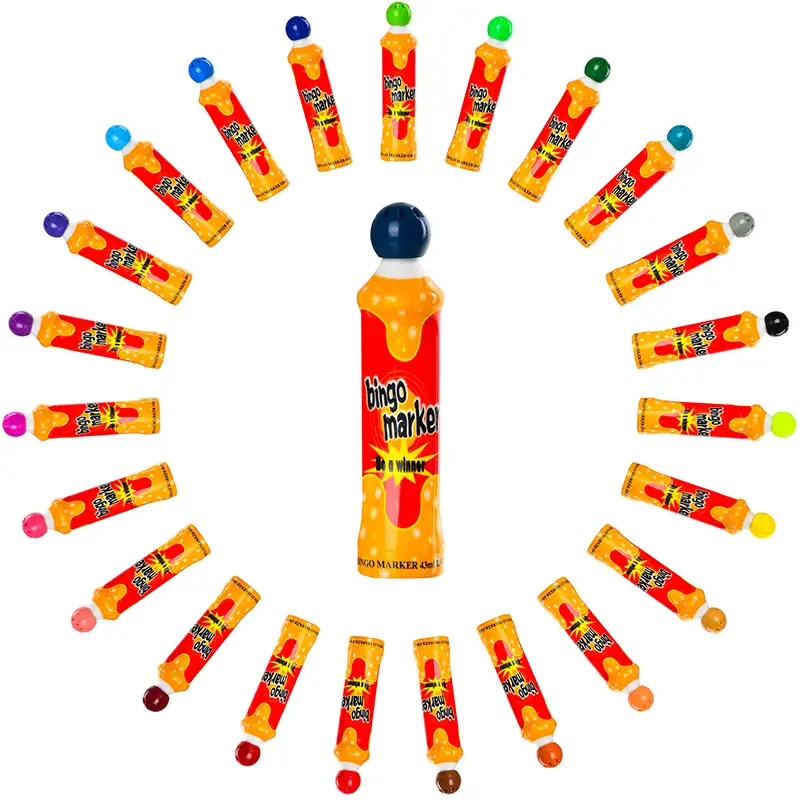 Niños promocionales colorido lavable dot dibujo marcadores Bingo daubers CH-2802