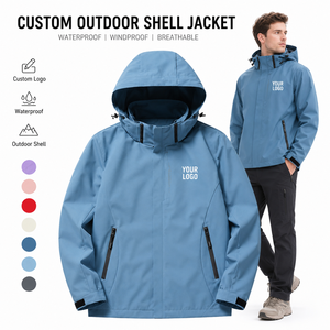 Chaqueta Acolchada Casual con Capucha y Logotipo Personalizado, Cortavientos para Hombre, Cálida, con Cierre de Cremallera, para Invierno y Actividades al Aire Libre, Servicio OEM Disponible - Product Image 1