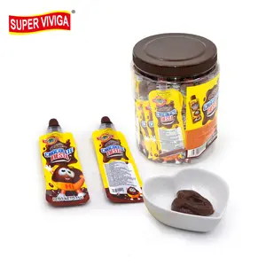 Sweet new jar packing chocolate paste