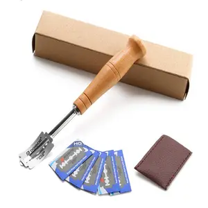 Bánh Mì thợ cắt cắt Công cụ cắt bánh mì Lame bột điểm lưỡi công cụ làm dao cạo dao cong dao với da bảo vệ