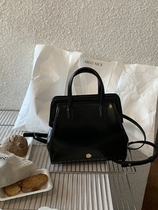 Retro Black Women's <b>Backpack</b> <b>with</b> Grids Winter's New Arrival Lightweight Retro Satchel Zipper Closure Made PU Material - Product Image 5