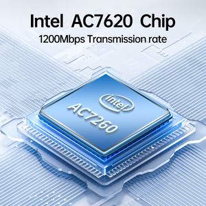 Ac1200 Pcie 2.4G/5GHz Wifi <span class=keywords><strong>Adapter</strong></span> Bluetooth 4.0 2in1 Ac7620 Tốc Độ Cao Chip 1200Mbps Không Dây Card Mạng Cho Máy Tính Để Bàn - Product Image 4