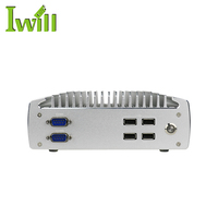 Le Fanless PC Intel Celeron J1900 Industrial integrado de Hardware de computadora Industrial Mini IPC X86 POS