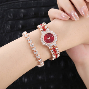 Fashion Gypsophila High Quality All-Match Rhinestone Crystal <strong>Watch</strong> Bracelet <strong>Set</strong> Women Ladies <strong>Watches</strong> Bracelet - Product Image 3