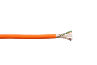 Kabel Jaringan Ethernet Lan Terlindung Cat7 U/FTP 305m dengan Konduktor Terpilin 23AWG Anti-interferensi Premium untuk Komunikasi Gigabit.