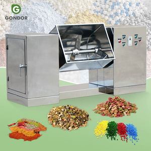 Petit mélangeur horizontal à double ruban de 50L à 300L avec bras en Z pour substrat de champignons et aliments humides - Product Image 1