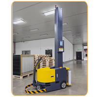 Machine d'emballage de palettes robotisée entièrement automatique JUNCHI, robot électrique autonome pour l'emballage des produits alimentaires, des boissons et des marchandises, roulement de moteur