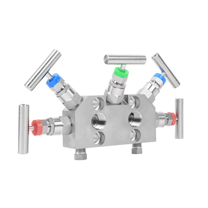 Abotech 14mm kim đo áp suất van dụng cụ nhiệt độ cao thấp 5 Van đa dạng khối chảy máu van OEM tùy biến - Product Image 3