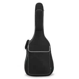 Custom Waterdichte Koffer Akoestische Gitaar Gigbag 10Mm Sponzen Pad Gigbag Akoestische Gitaarkoffer Met Twee Verstelbare Bandjes