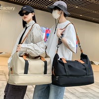 2025 Logo personnalisé grande capacité sec humide étanche tapis de Yoga transporteur bagages week-end Gym sacs de voyage avec compartiment à chaussures
