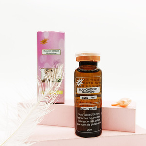 Sérum Blanchissant Naturel <span class=keywords><strong>Anti</strong></span>-<span class=keywords><strong>Taches</strong></span> Super Puissant, Soin de la Peau, Blanchisseur Gluta, Produit aux Acides de Fruits, 20ML pour Peau Noire - Product Image 5