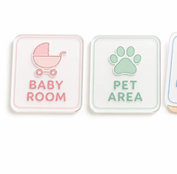 Panneau acrylique personnalisé auto-adhésif « Bienvenue à la maison » – Décoration décorative petite taille, impression UV, découpe laser, vente en gros