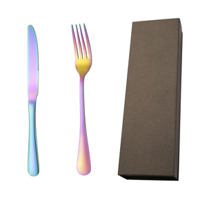 Stainless Steel <strong>Two</strong>-Piece Western Tableware Set, Knife and Fork <strong>Gift</strong> <strong>Box</strong> <strong>for</strong> Company Events and <strong>Dinners</strong> - Product Image 5