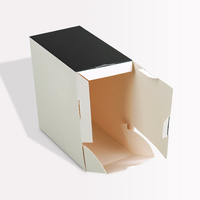 Boîte en carton rigide à couvercle rabattable personnalisée pour cosmétiques, soins de la peau et parfums - Emballage en carton blanc