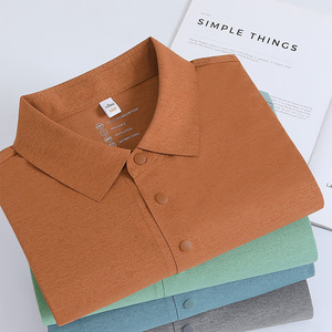 Polo à manches courtes pour homme, séchage rapide, anti-humidité, protection solaire, logo personnalisé, uniforme de travail, vêtements de sport - Product Image 4