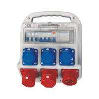 CEE-30 16A 3 4 5 broches 220-380V boîte de distribution de boîte de prise industrielle multiple