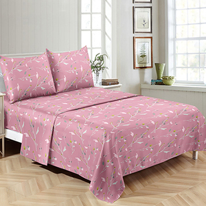 Ensemble de literie moderne et écologique pour enfants, 2 pièces comprenant des draps plats et des taies d'oreiller en microfibre - Product Image 3