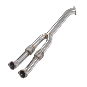 Tubo de Escape Medio de Acero Inoxidable de Alta Calidad para Nissan <span class=keywords><strong>GTR</strong></span> R35 <span class=keywords><strong>3</strong></span>.8T V6 2008-2020, Optimización del Sonido del Tubo de Escape, Aumento del Flujo - Product Image 5