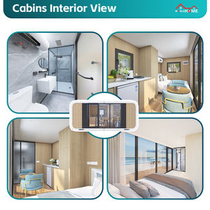 Confortevole struttura prefabbricata in acciaio a risparmio energetico Villa calda clima freddo impermeabile per lavori a distanza in cantiere - Product Image 5