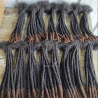 Extensions de dreadlocks au crochet 100 % naturelles, douces, faites à la main, en cheveux humains afro crépus bouclés en vrac, vente en gros