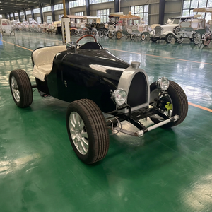 Carrito Eléctrico Clásico Vintage de Alto Rendimiento, Carrito Turístico con Batería de Litio Impermeable, Estructura de Acero Q235B de 4 Ruedas - Product Image 1