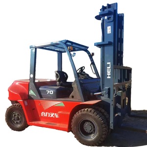 รถยกดีเซลมือสอง 7 ตัน HELI 70 ของแท้จากญี่ปุ่น พร้อมเครื่องยนต์ ISUZU แบบถ่วงน้ำหนัก รถยกมือสองสำหรับขาย - Product Image 2