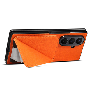 Funda para Teléfono con Ranura para Tarjetas, Soporte de Cuero Sintético, Soporte para Fotos, para <span class=keywords><strong>Samsung</strong></span> Galaxy Z Fold 7 6 5 - Product Image 5