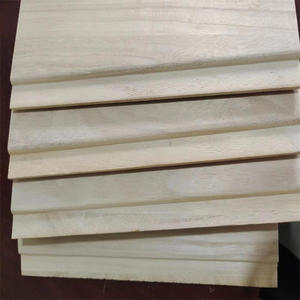 Gran oferta, muebles sólidos personalizados, borde <span class=keywords><strong>de</strong></span> <span class=keywords><strong>madera</strong></span>, tablero <span class=keywords><strong>de</strong></span> <span class=keywords><strong>Paulownia</strong></span> pegado con nogal, roble, pino, álamo, para aplicación <span class=keywords><strong>de</strong></span> modelo - Product Image 3