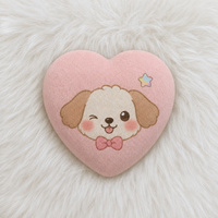 Broche Cœur Métallique Personnalisée Vigreat, Badge en Tôle Recouvert de Tissu Imprimé sur Mesure, Épingle Décorative Adorable, Collection Souvenir