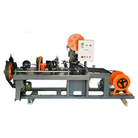 Petite zone de rendement élevé faisant la machine à grande vitesse de fil de fer barbelé de fil de fer barbelé de double brin