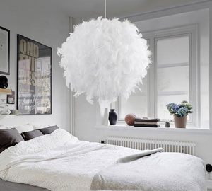 <span class=keywords><strong>Lustre</strong></span> en plumes style nordique, moderne, Simple, créatif, tendance, fille, confortable et romantique, pour salle à manger, <span class=keywords><strong>chambre</strong></span> principale, lampe - Product Image 6