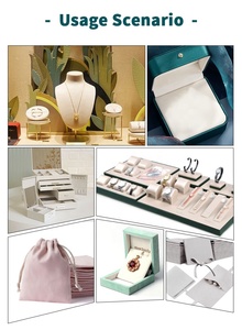 Cao cấp đầy màu sắc mịn Nylon + PU không thấm nước thân thiện với môi trang sức hiển thị đứng làm - Product Image 4