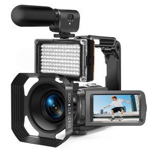 Vente flash, caméra vidéo professionnelle de haute qualité 8K 96MP CMOS 120° grand angle, <span class=keywords><strong>zoom</strong></span> 18x, anti-vibration, WiFi, vloggers FHD8KS - Product Image 2