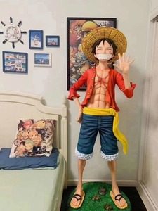 Statue en résine personnalisée de <span class=keywords><strong>Luffy</strong></span> de One Piece, taille réelle, pour la décoration de la maison ou des centres commerciaux - Product Image 2