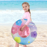 Vente en gros de bouées de natation colorées à fleurs, nouveauté 2024, 70 #   90 #   Bouée gonflable pour enfant fille, bouée de natation gonflable