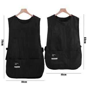 Hot Sale Adjustable Vest <b>Apron</b> <b>Kitchen</b> Splash-proof Catering Work Clothes Barista Waistcoat Unisex Style with Custom logo - Product Image 3