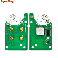 Clé télécommande intelligente noire en ABS FCC KR5IK4CH-01 pour Renault Kadjar Clio5 Zoe2 Koleos Captur Megane 2016 2017-2022 433MHz 4A NCF29AxM