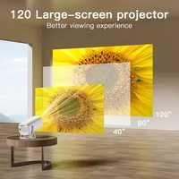 Projecteur de jeu S40 Max 2 en 1 avec manettes, 4K, 64 Go, Android, Wifi, projecteur domestique, console de jeu vidéo rétro classique pour PS1
