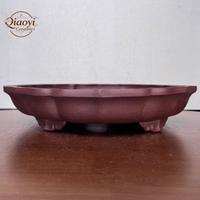 Pot de fleurs contemporain classique écologique en céramique Yixing non émaillée, pot à bonsaï, pot à succulentes sur pied, pots de fleurs durables