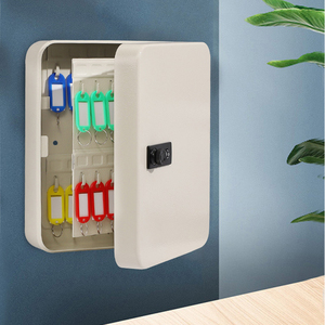 An Ninh kim loại an toàn chủ Wall Mount gắn mật khẩu mã khóa lưu trữ Hộp chìa khóa cho các phím - Product Image 6