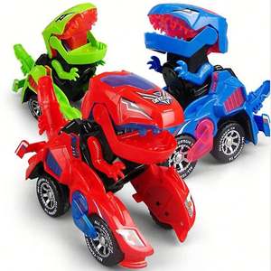 Coche <span class=keywords><strong>de</strong></span> Juguete Transformable Universal B O Dinosaur con Luz y Música - Product Image 3