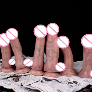 Consolador SXXY Súper Realista con Vello Púbico y Testículos para Vagina, Tapón Anal, Consolador Realista de Silicona, Juguetes Sexuales para Mujer - Product Image 1